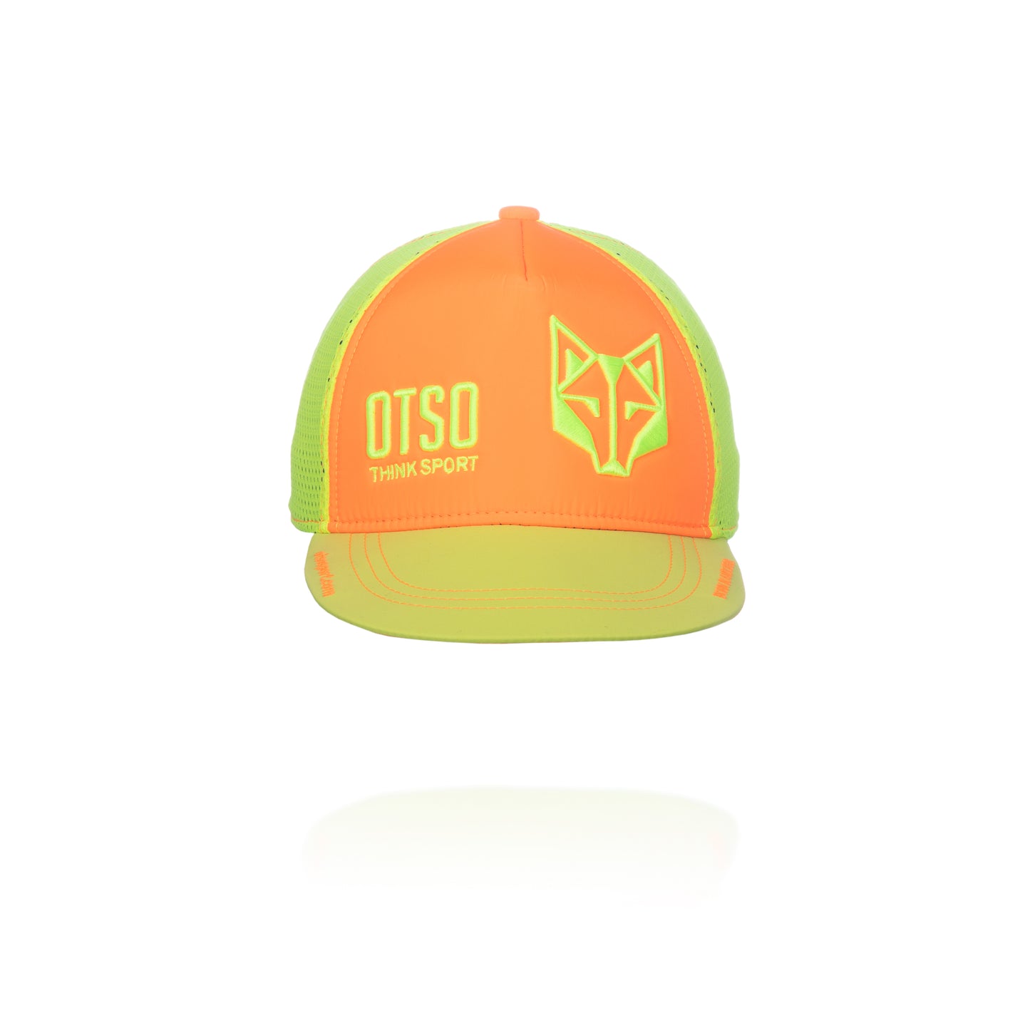 Snapback Cap - Fluo Orange & Fluo Yellow