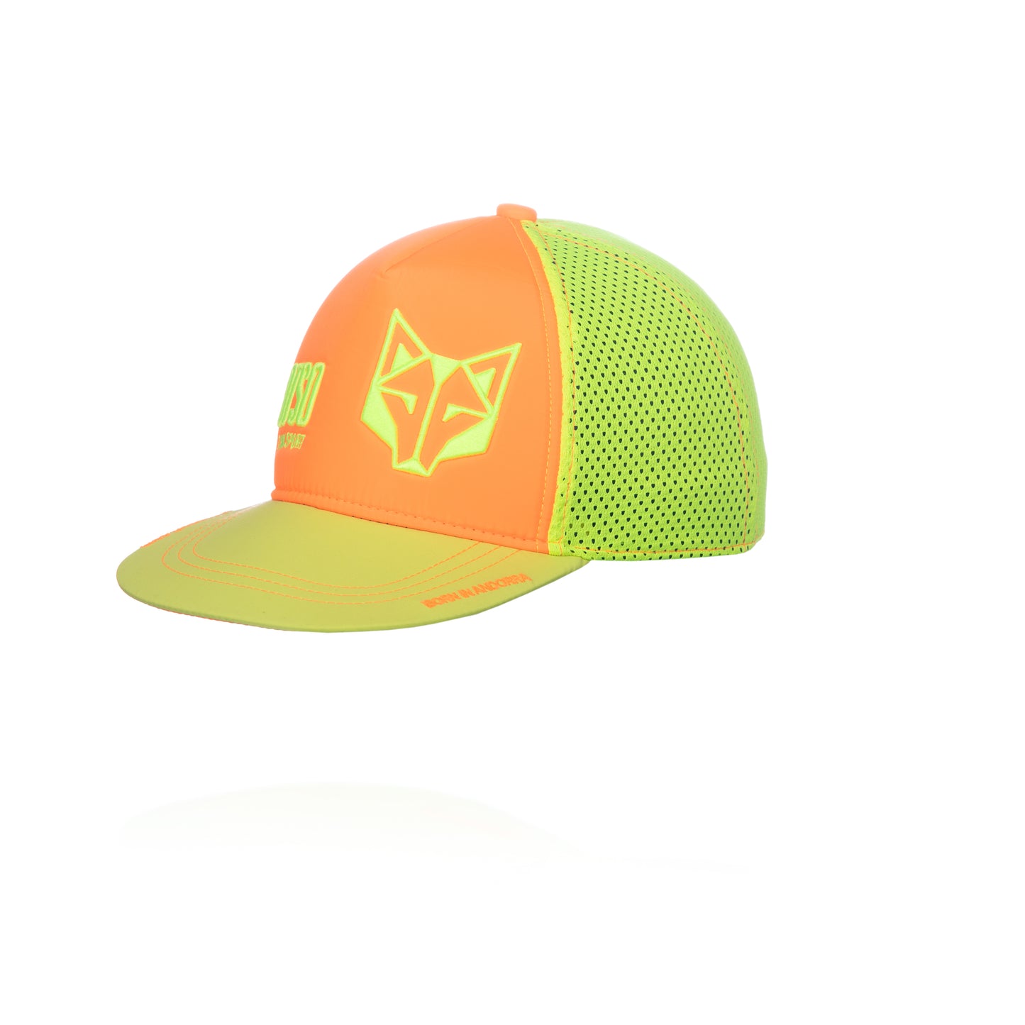 Snapback Cap - Fluo Orange & Fluo Yellow