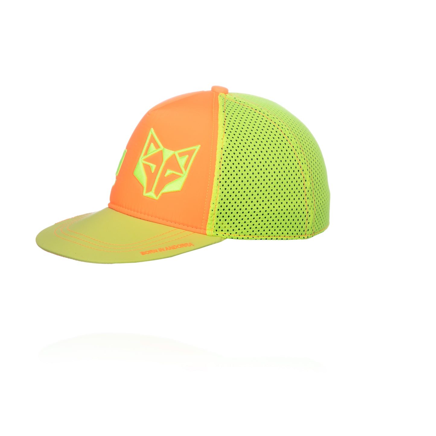 Snapback Cap - Fluo Orange & Fluo Yellow
