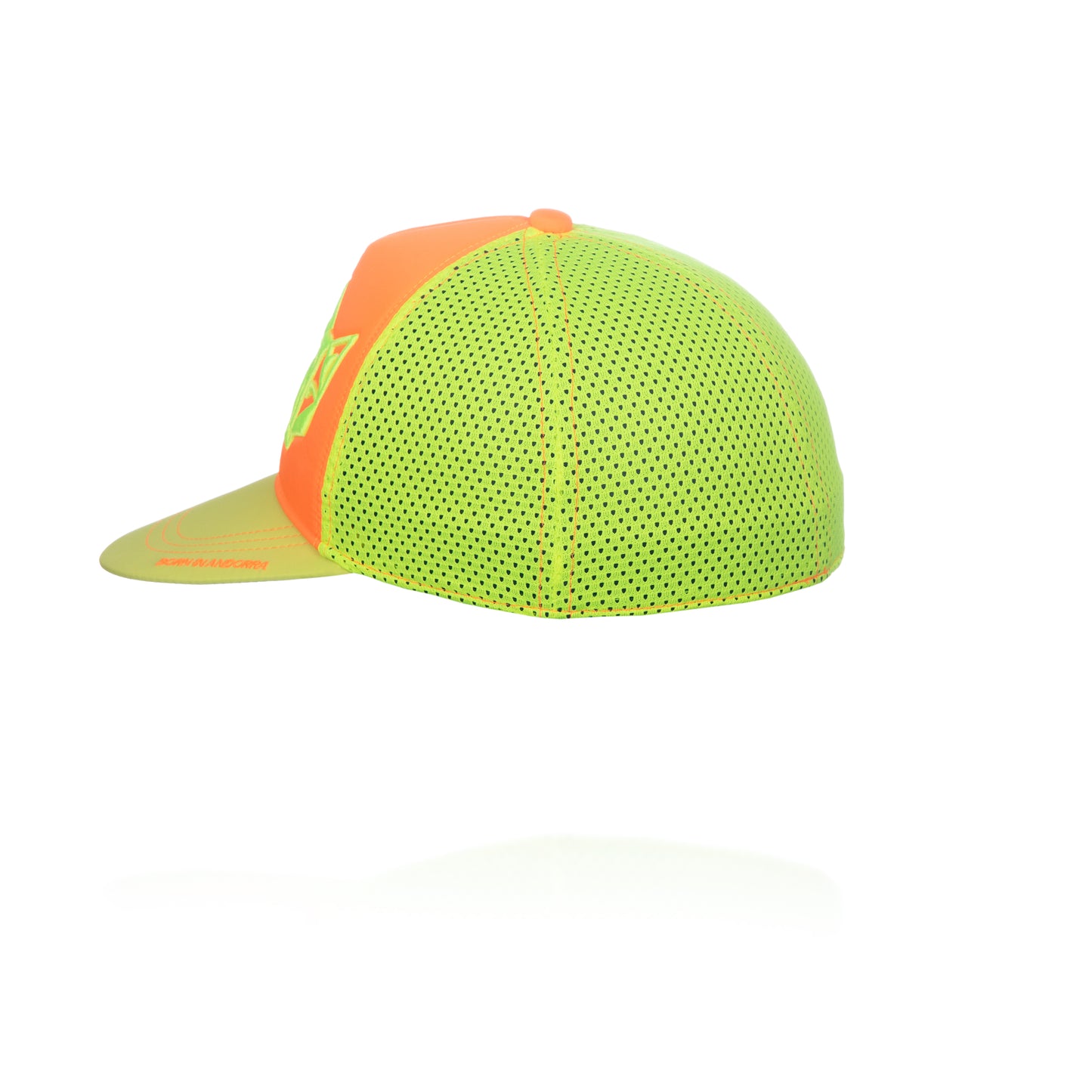 Snapback Cap - Fluo Orange & Fluo Yellow