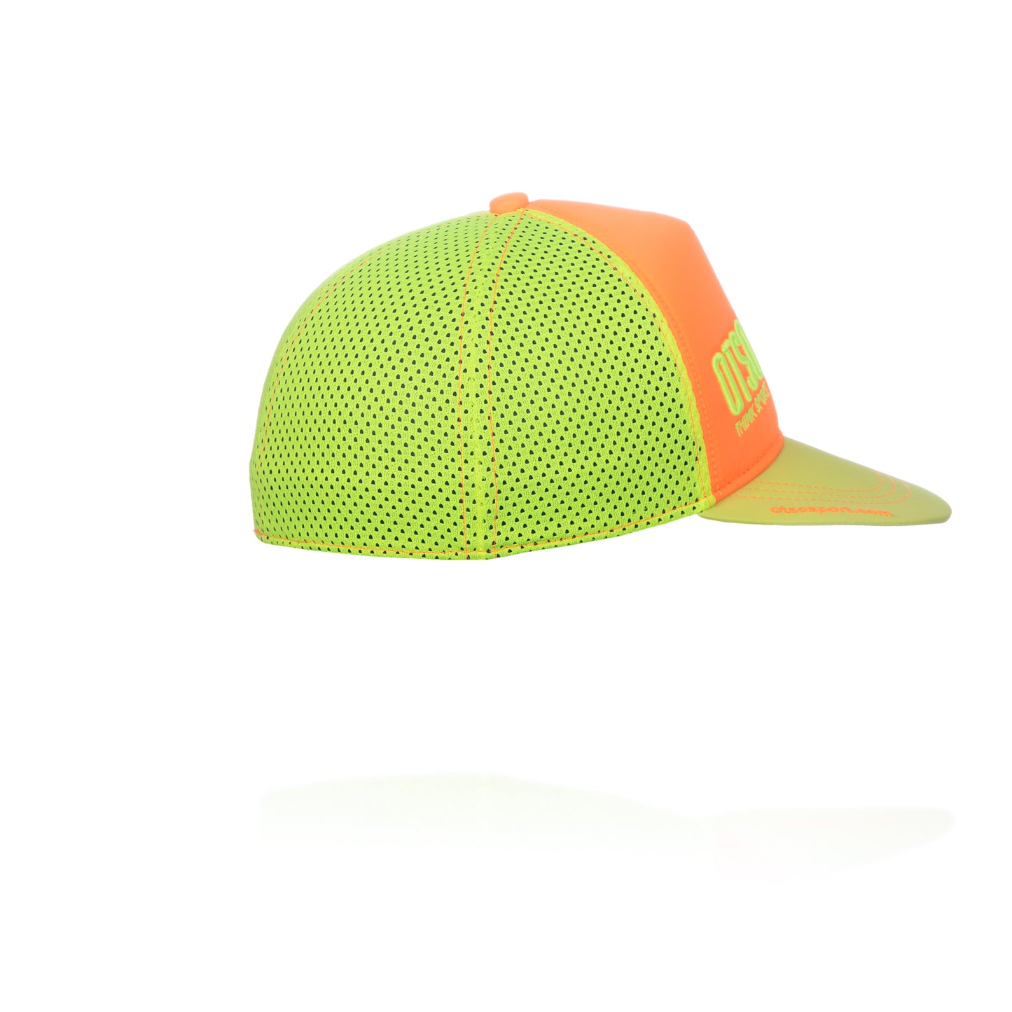 Snapback Cap - Fluo Orange & Fluo Yellow
