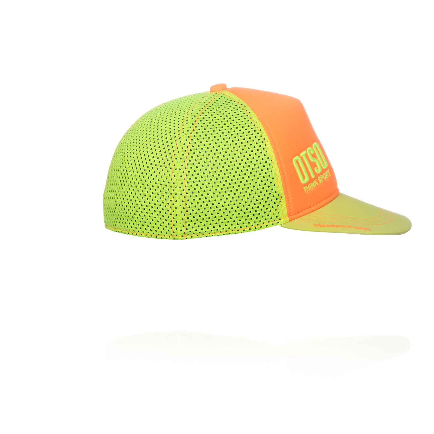 Snapback Cap - Fluo Orange & Fluo Yellow