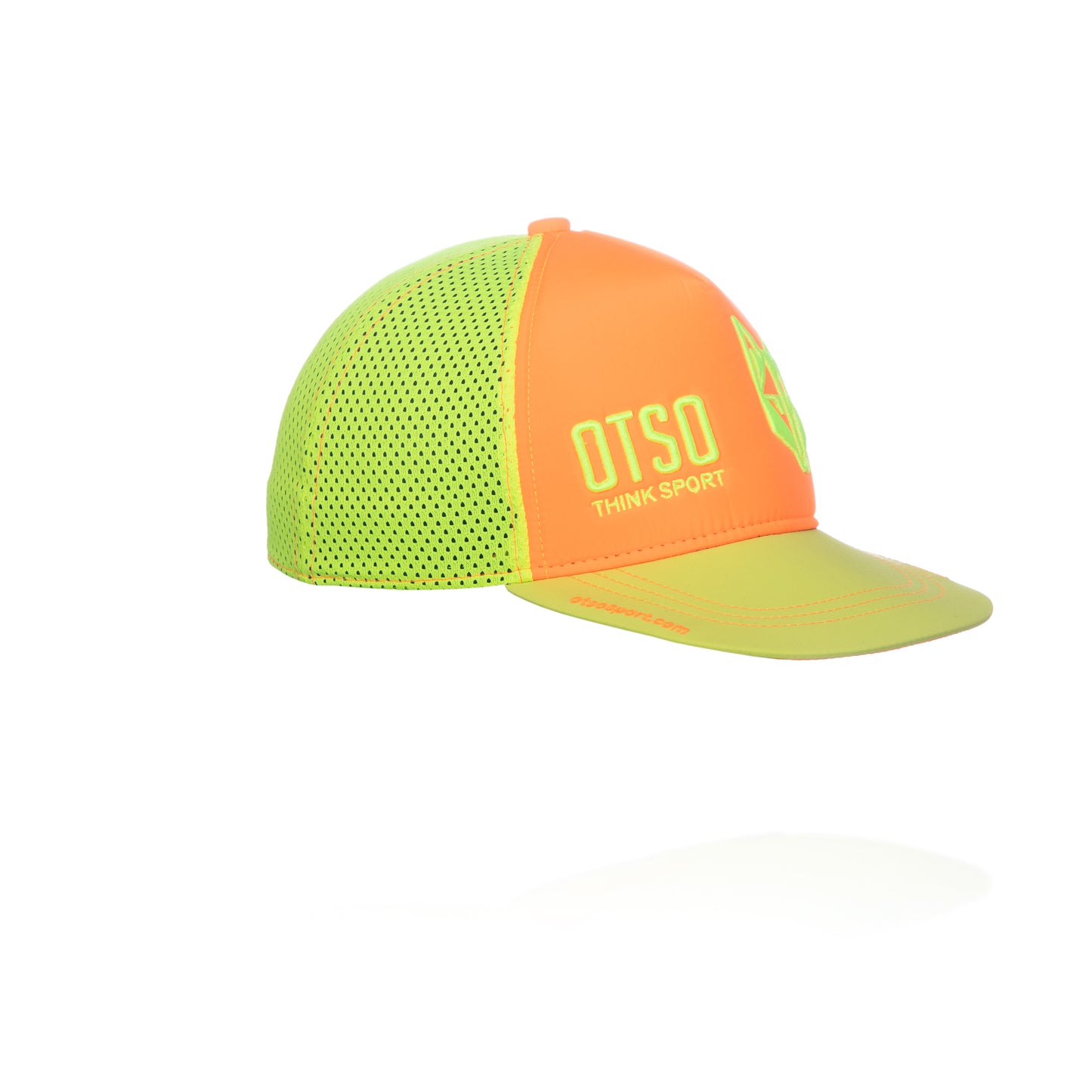 Snapback Cap - Fluo Orange & Fluo Yellow