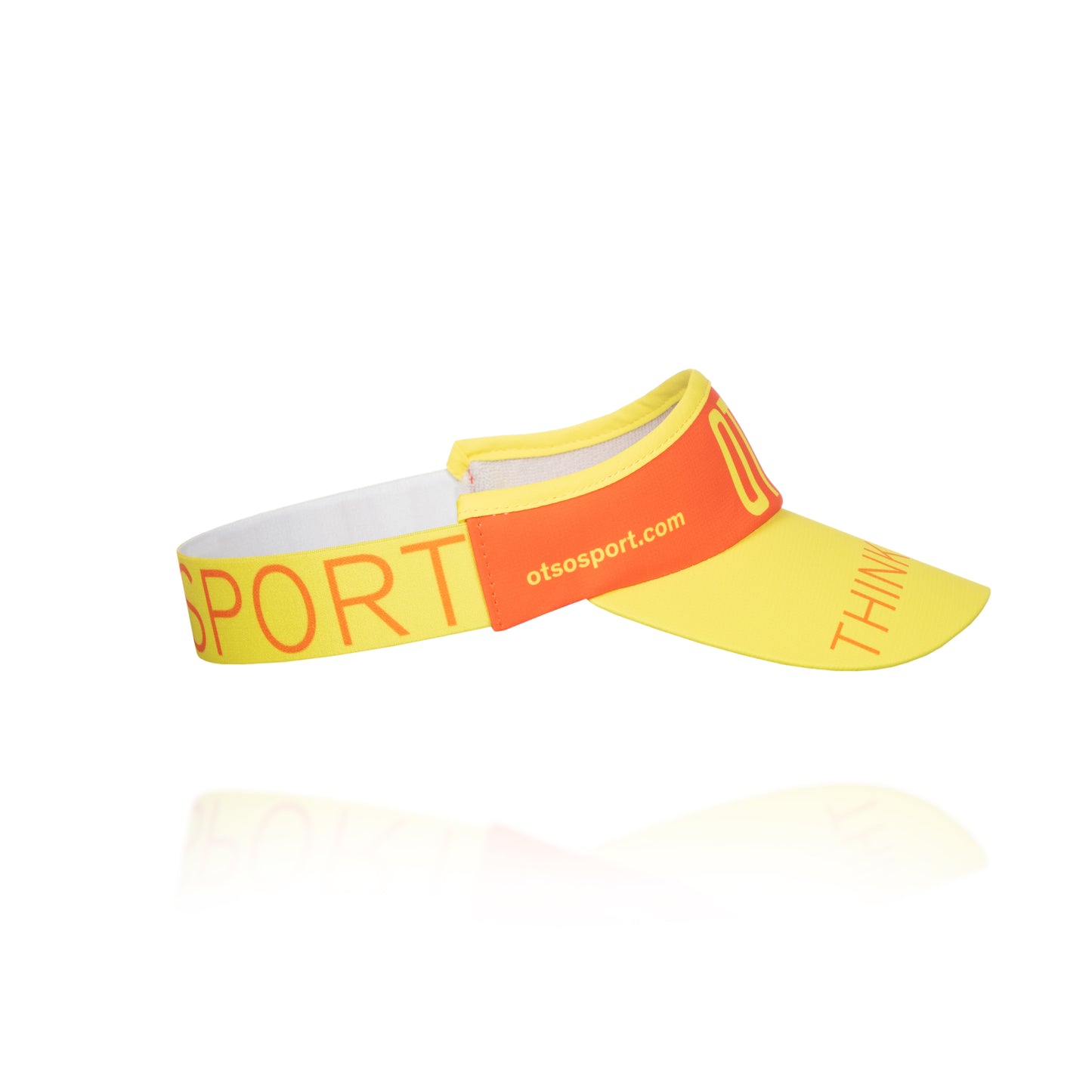 Viseira - Laranja Fluorescente & Amarelo Fluorescente