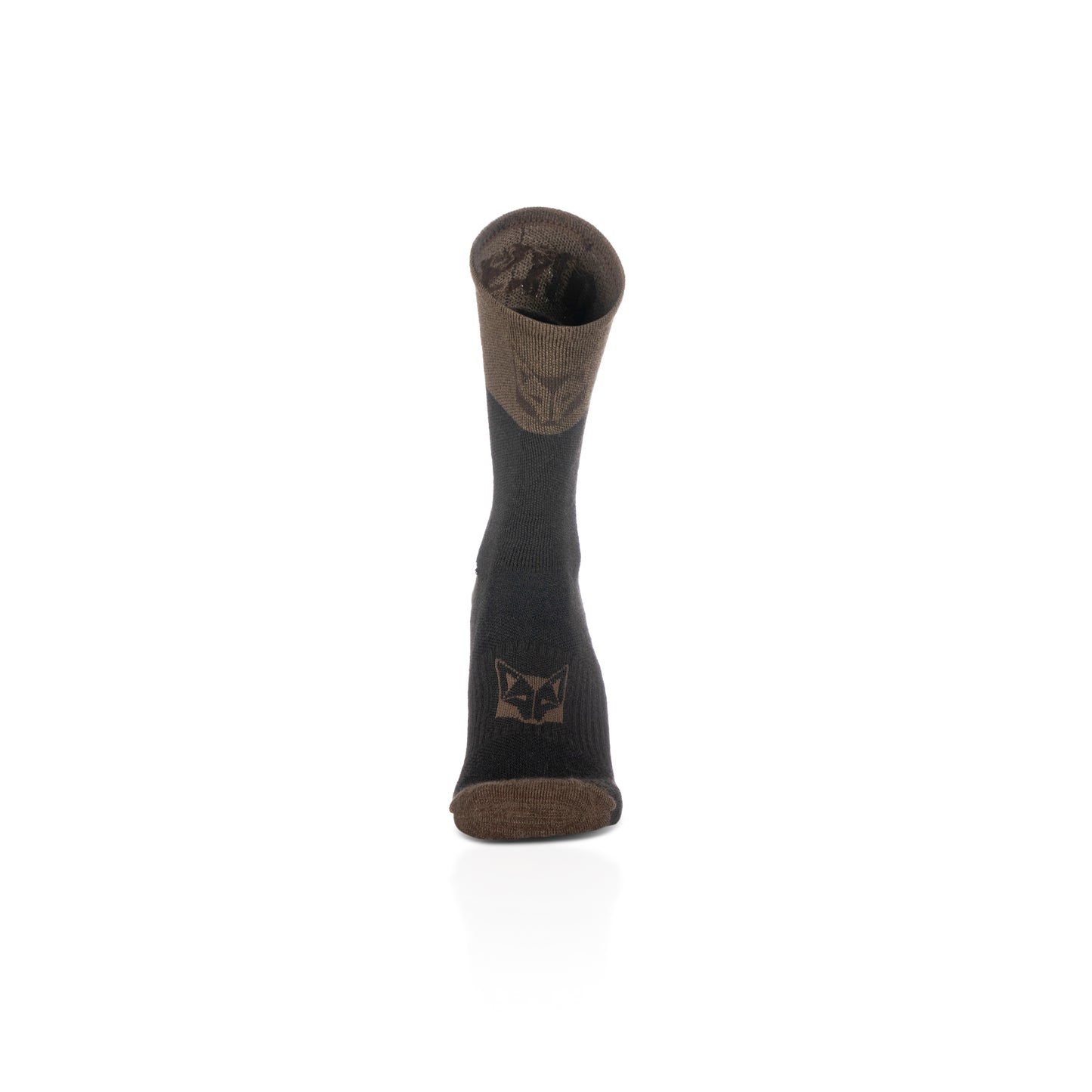 High Cut Merino Wool Socks - Brown Trunk