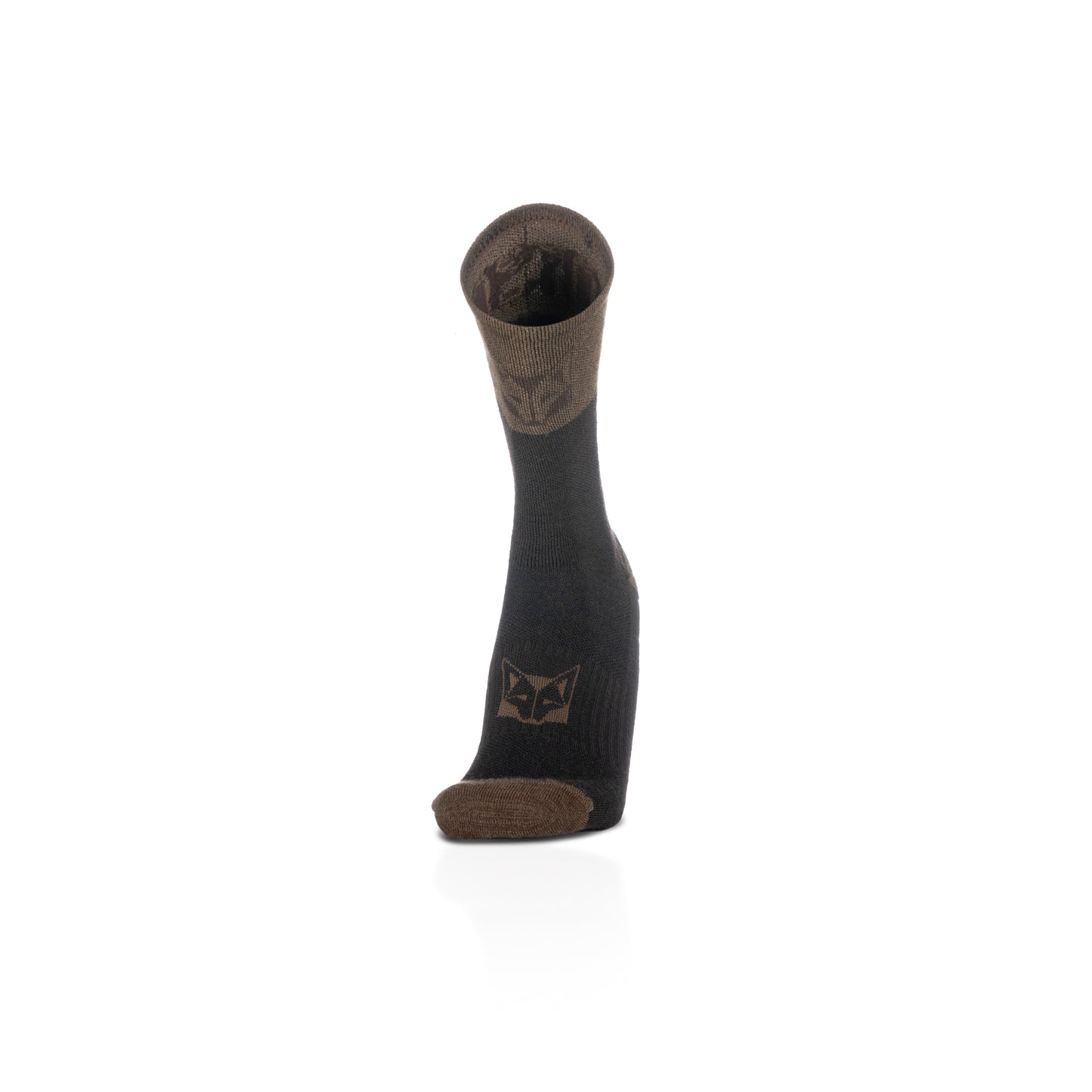 High Cut Merino Wool Socks - Brown Trunk