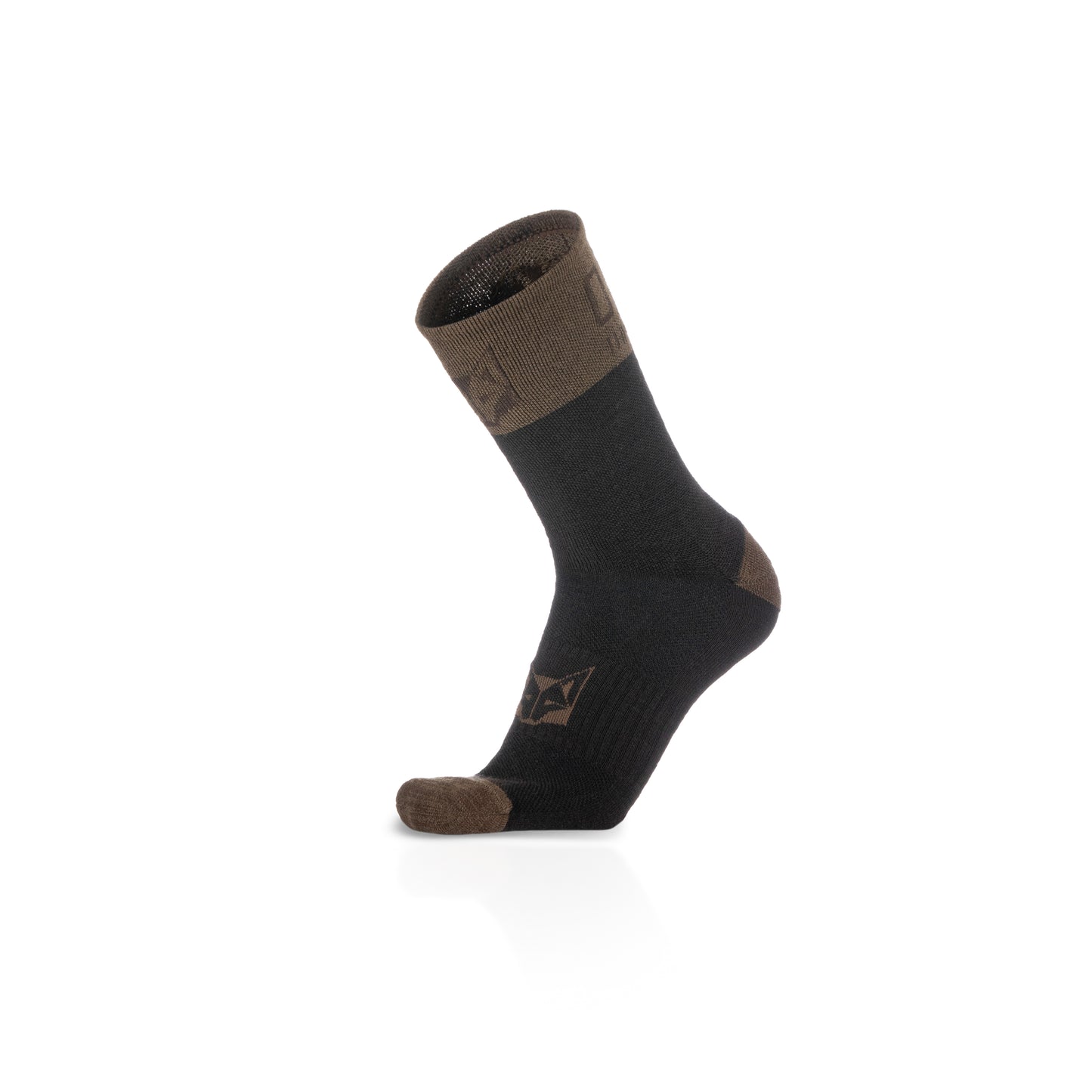 High Cut Merino Wool Socks - Brown Trunk