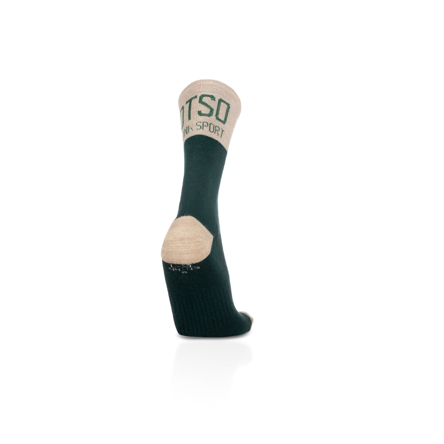 High Cut Merino Wool Socks - Green Leaf
