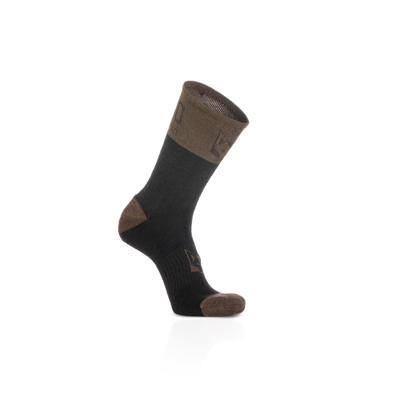 High Cut Merino Wool Socks - Brown Trunk
