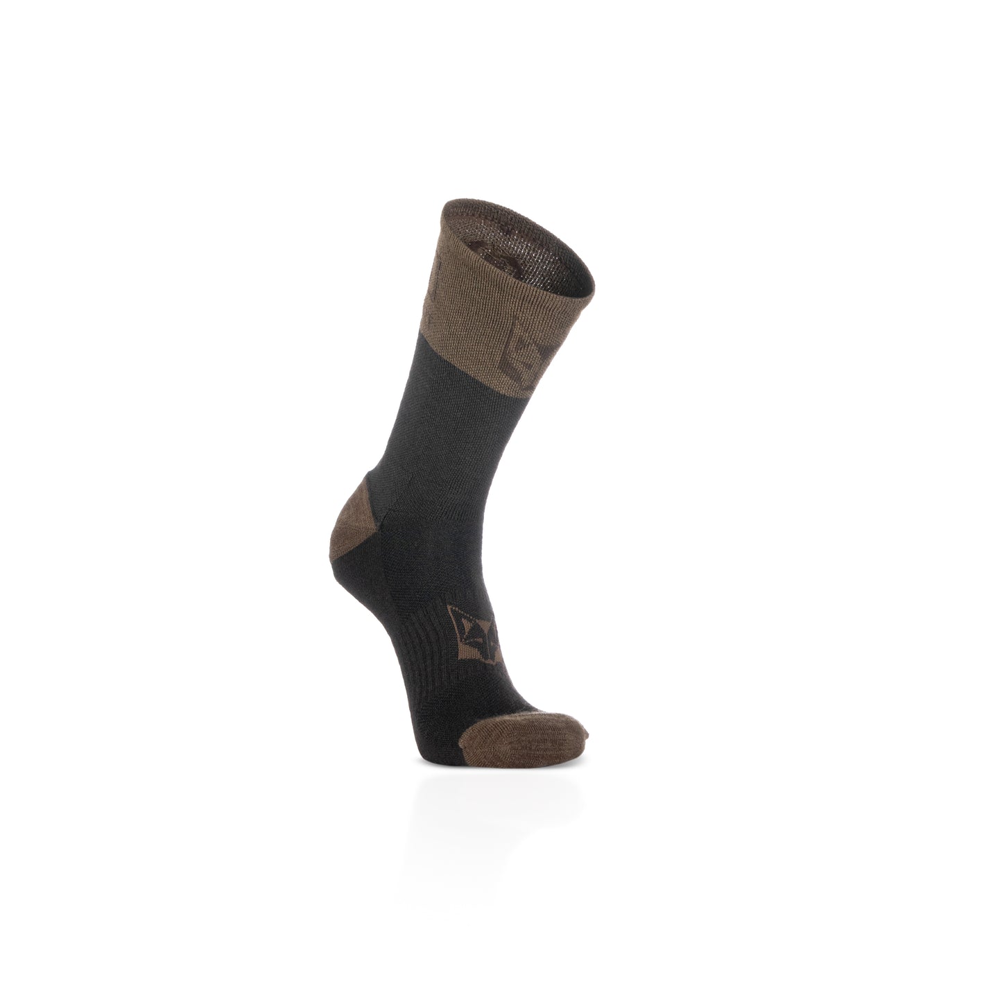 High Cut Merino Wool Socks - Brown Trunk
