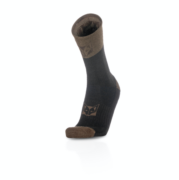 High Cut Merino Wool Socks - Brown Trunk