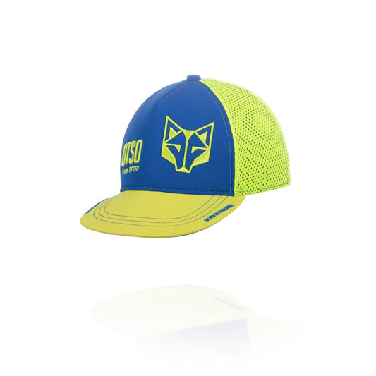 Cappellino snapback - Blu Elettrico & Giallo Fluo