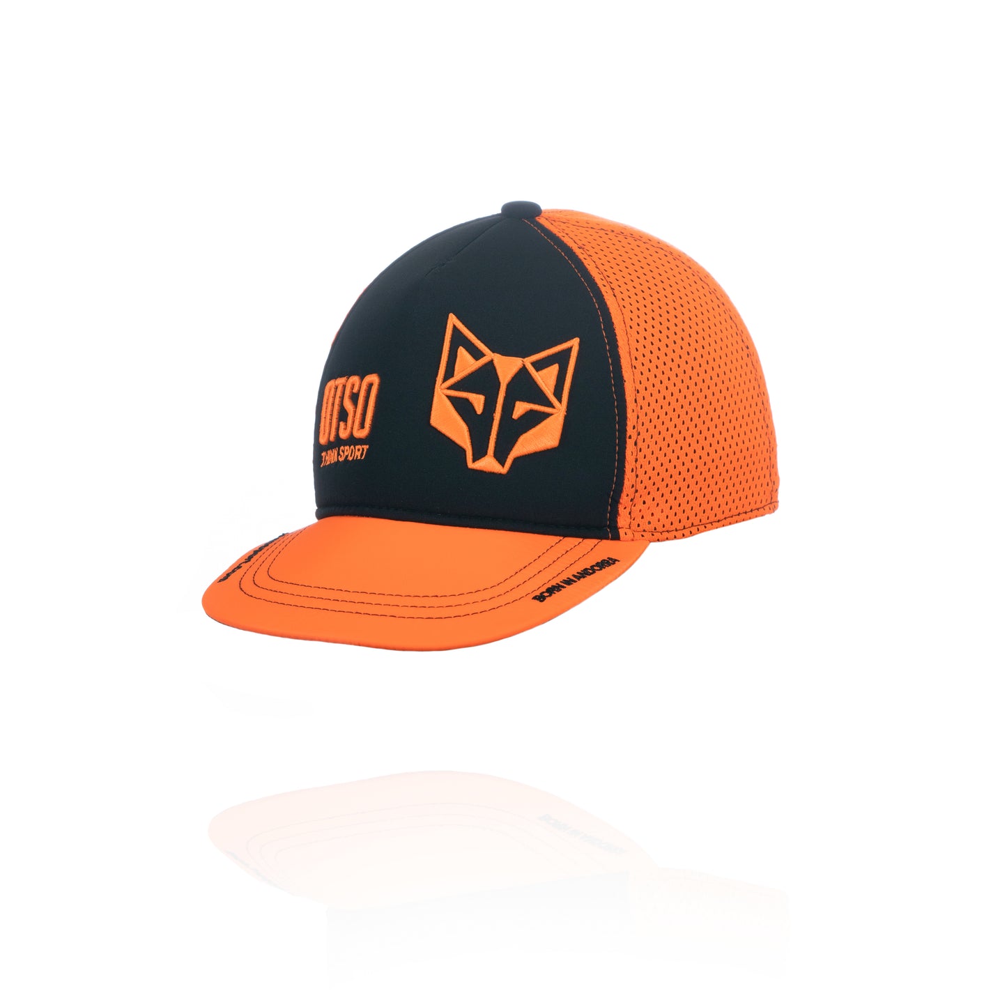 Gorra Snapback - Black & Fluo Orange