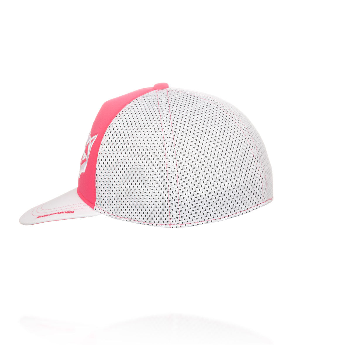 Boné snapback - Rosa Fluorescente & Branco