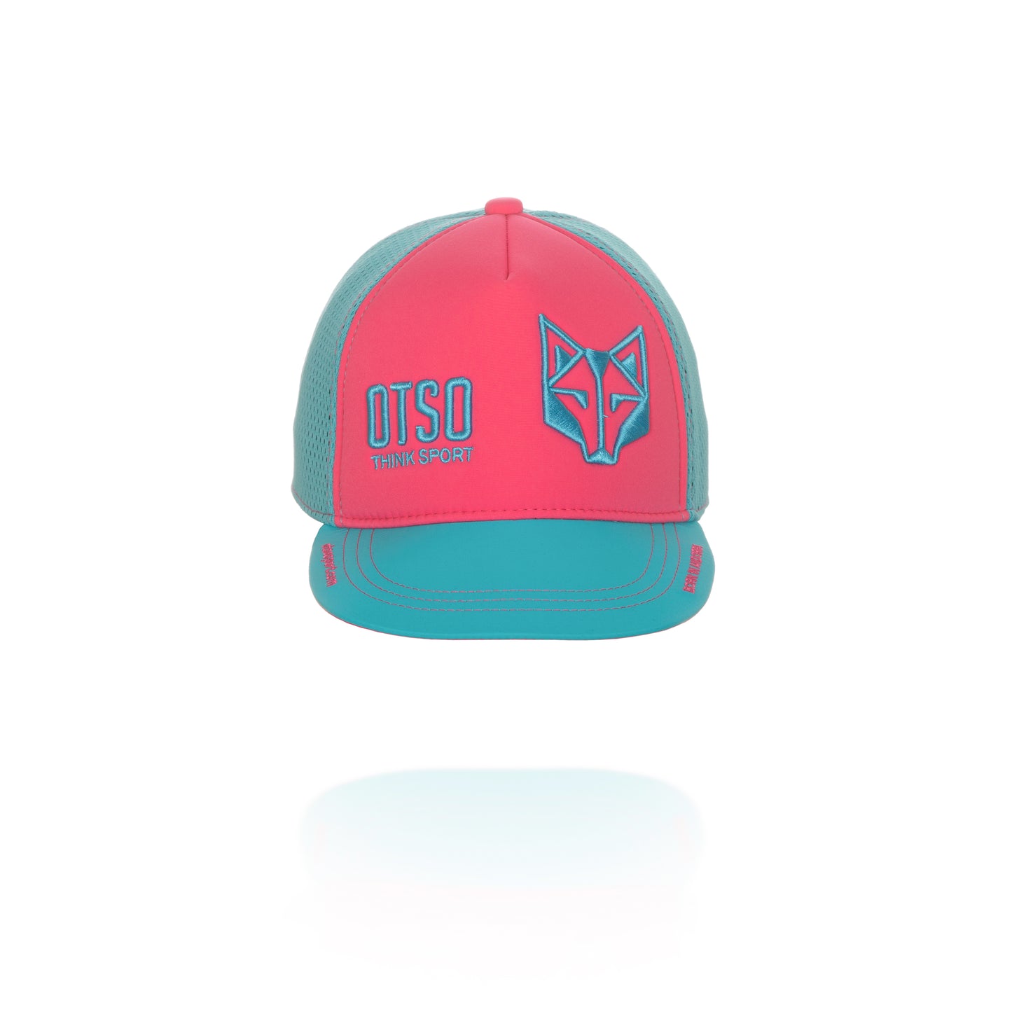 Snapback Cap - Fluo Pink & Light Blue