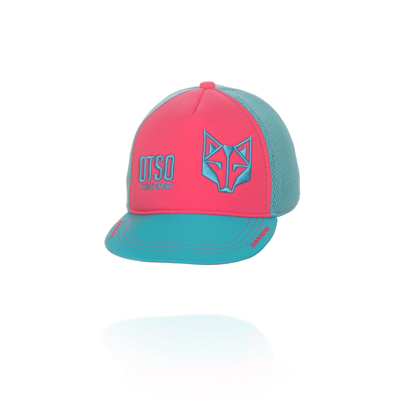 Snapback Cap - Fluo Pink & Light Blue