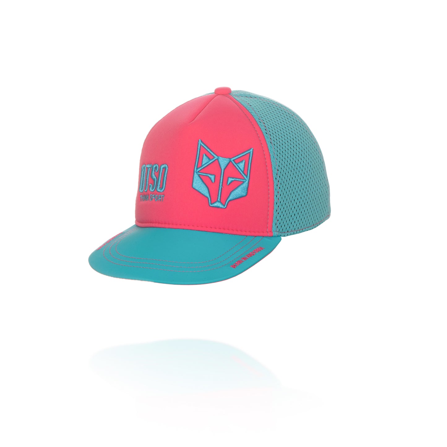 Snapback Cap - Fluo Pink & Light Blue