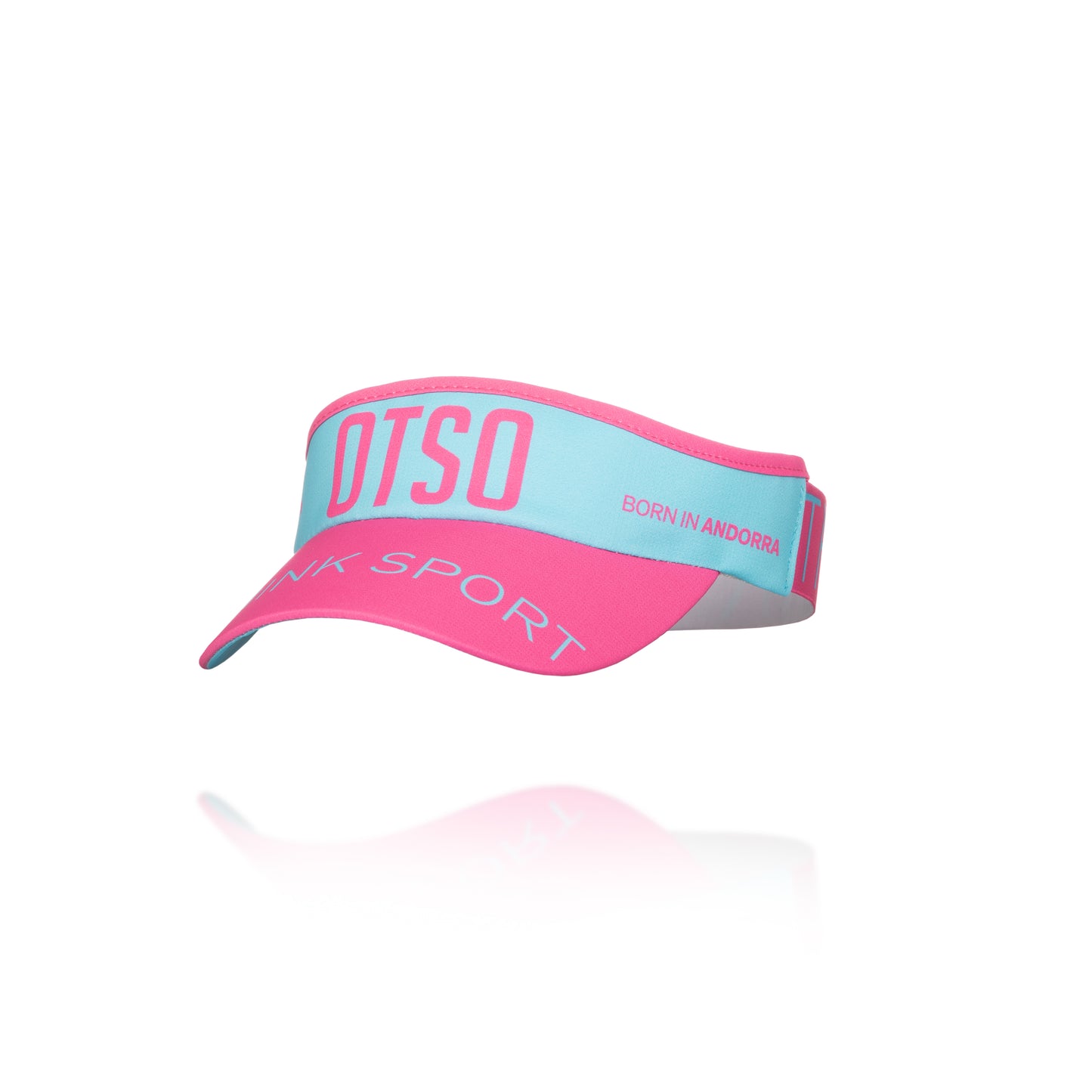 Viseira - Azul Claro & Rosa Fluo