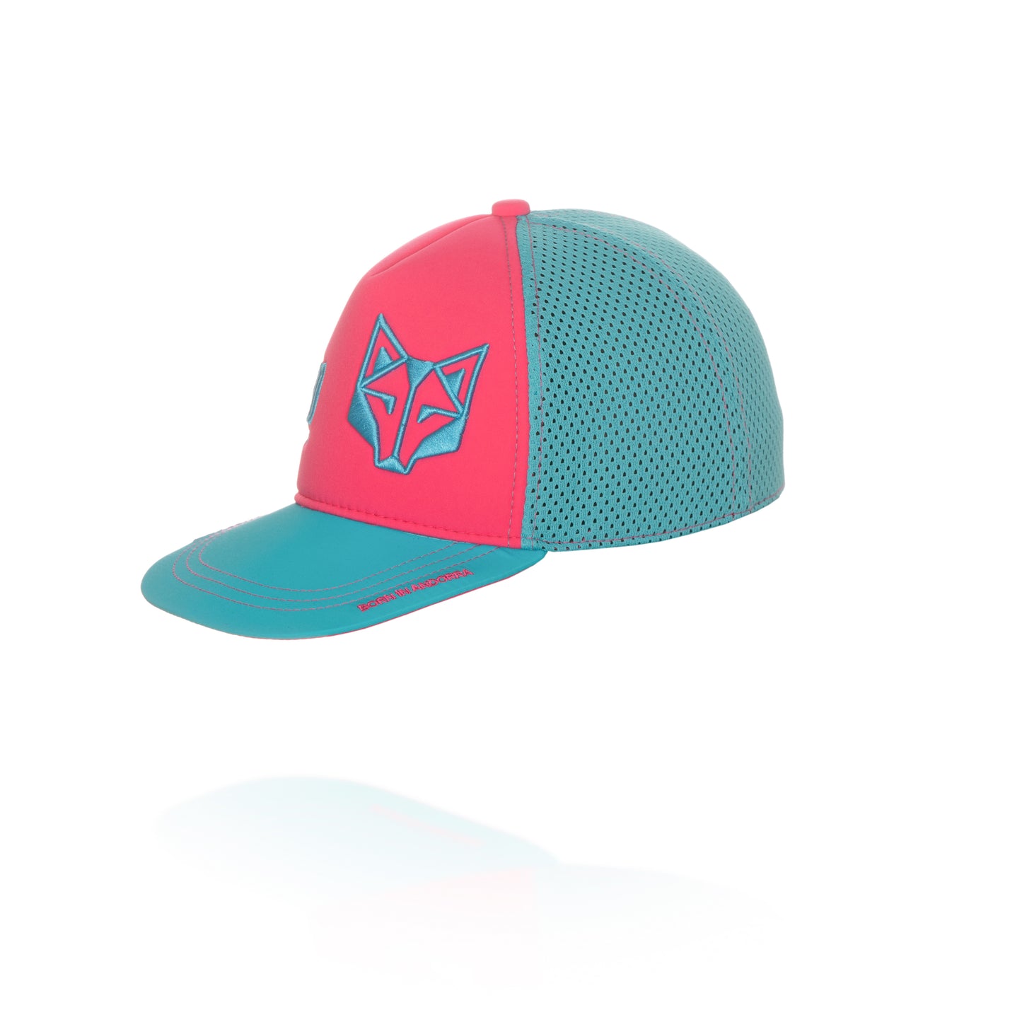 Snapback Cap - Fluo Pink & Light Blue