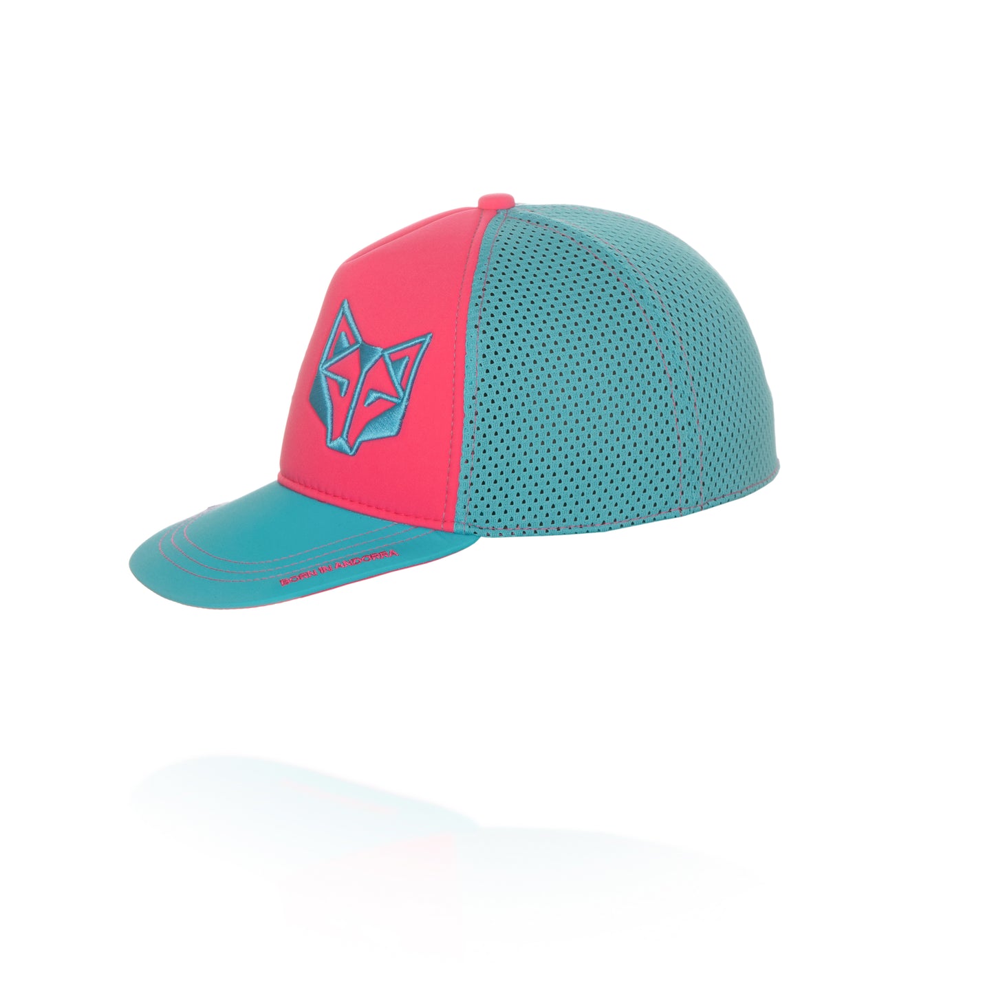 Snapback Cap - Fluo Pink & Light Blue