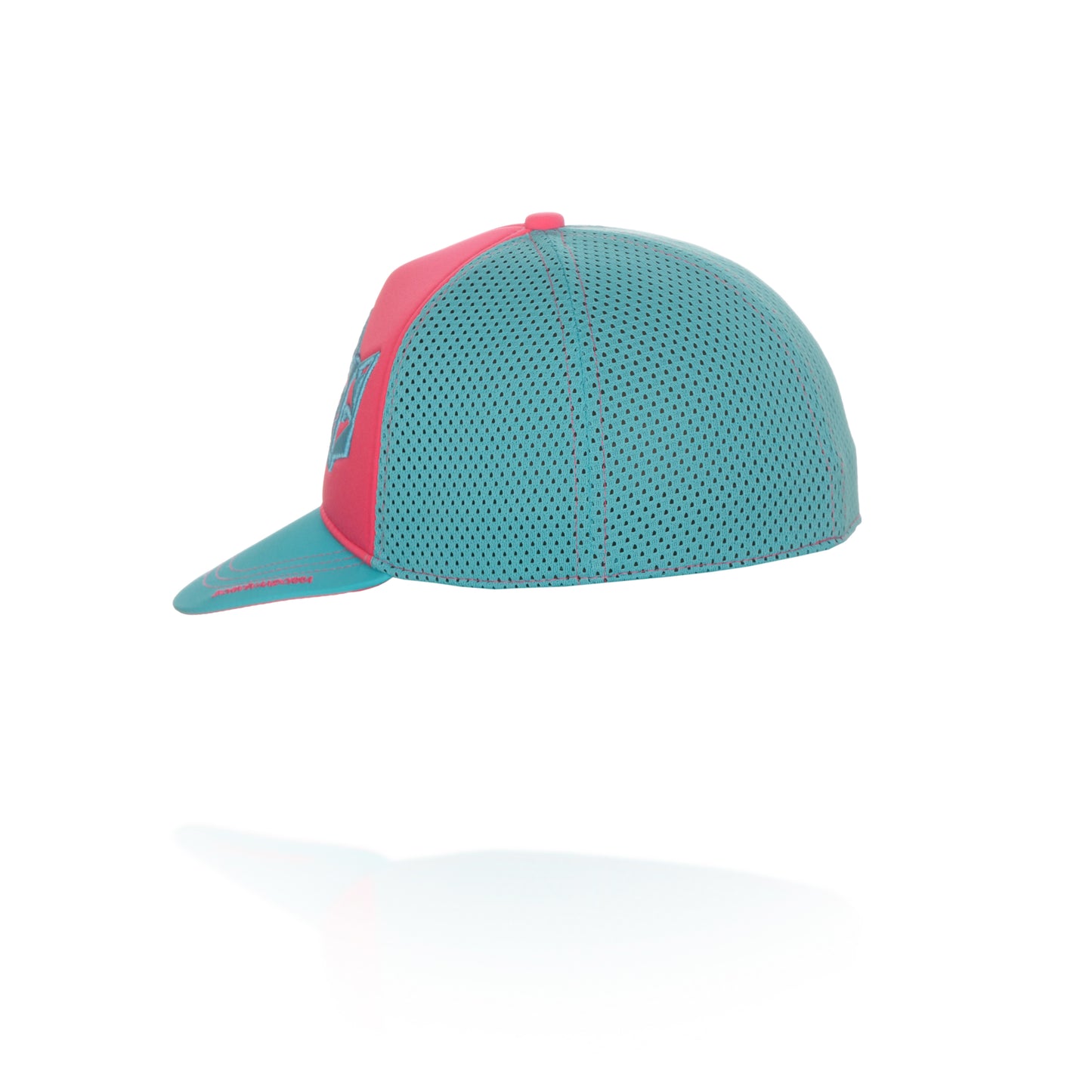 Snapback Cap - Fluo Pink & Light Blue