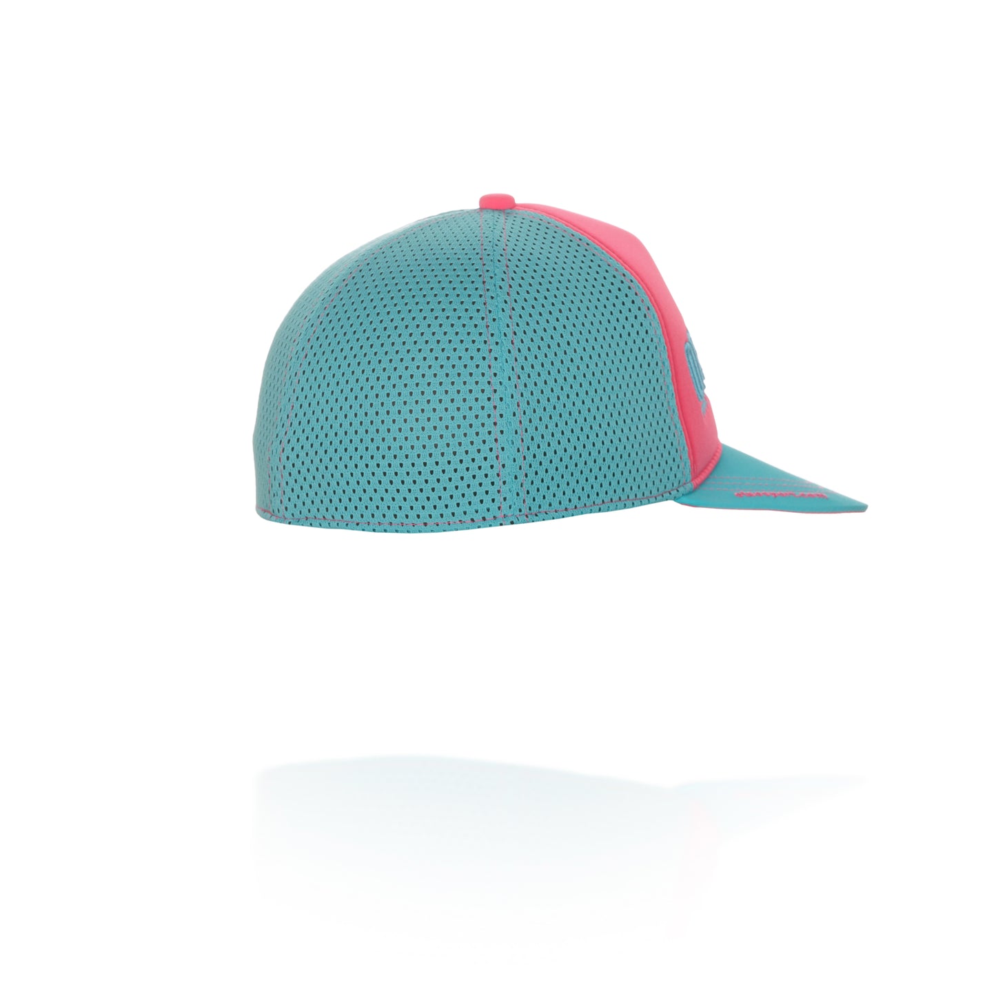 Snapback Cap - Fluo Pink & Light Blue