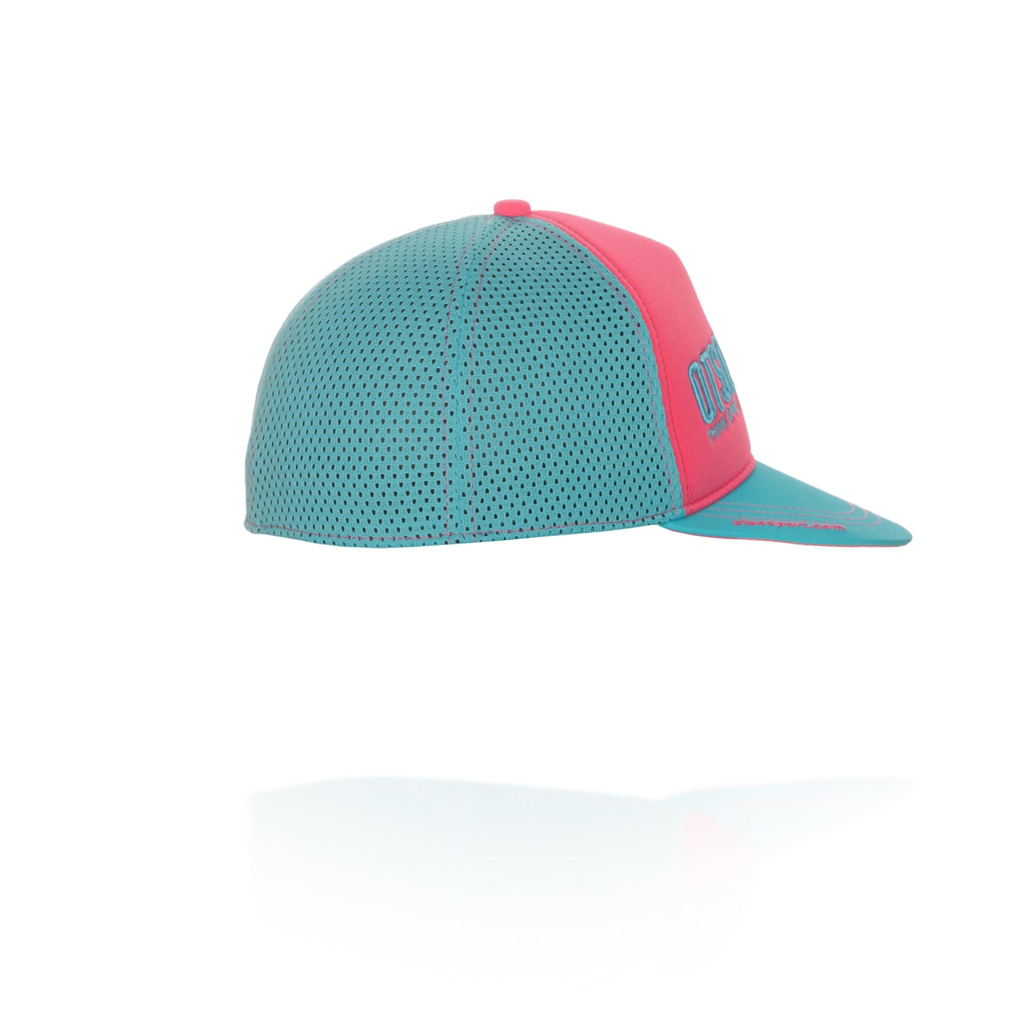 Snapback Cap - Fluo Pink & Light Blue