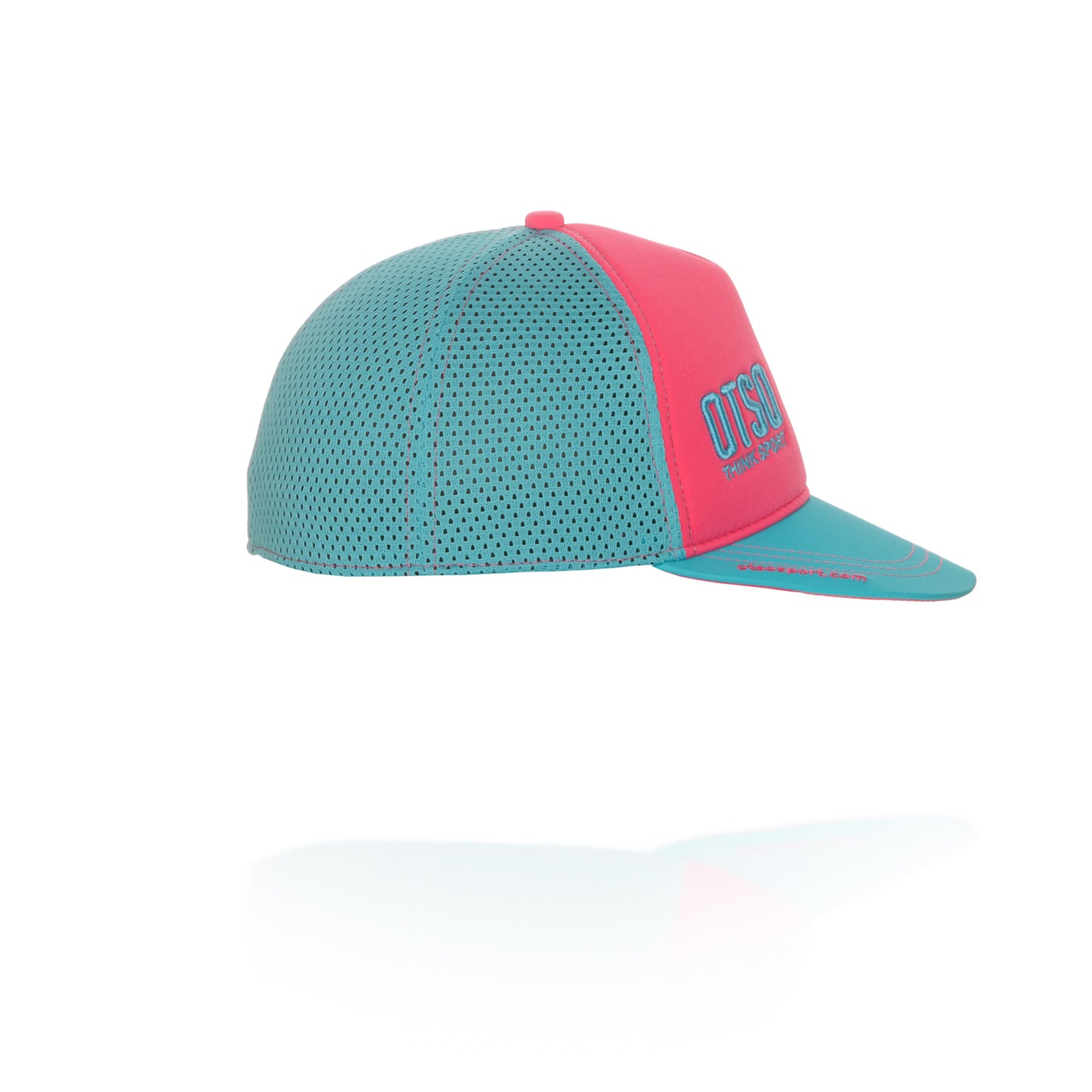 Snapback Cap - Fluo Pink & Light Blue