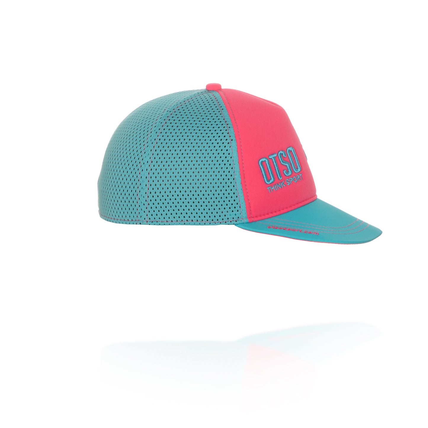 Snapback Cap - Fluo Pink & Light Blue
