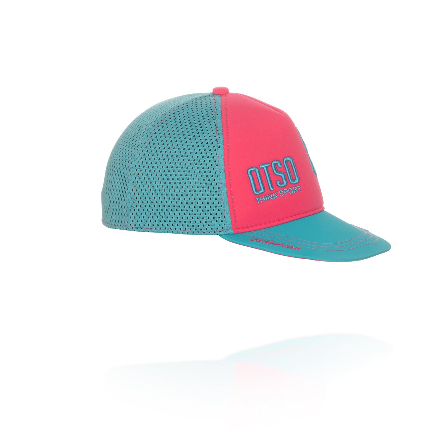 Snapback Cap - Fluo Pink & Light Blue