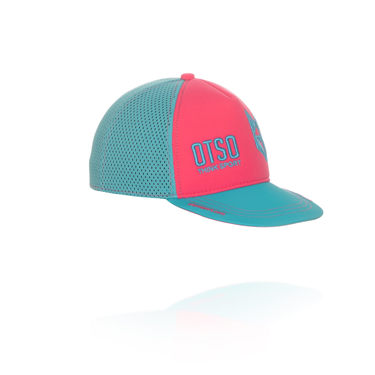Snapback Cap - Fluo Pink & Light Blue