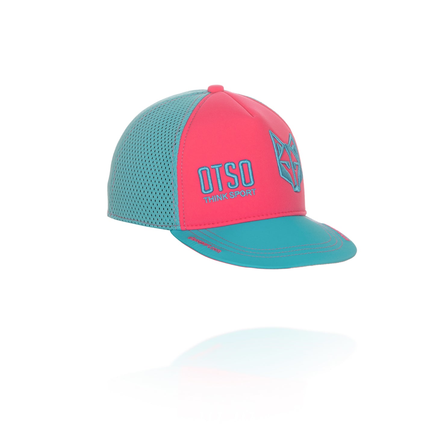 Snapback Cap - Fluo Pink & Light Blue