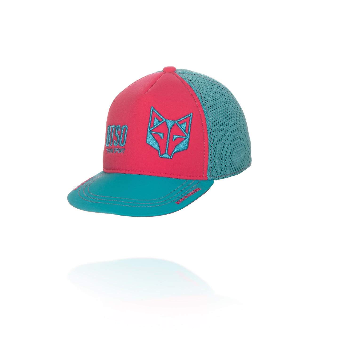 Snapback Cap - Fluo Pink & Light Blue