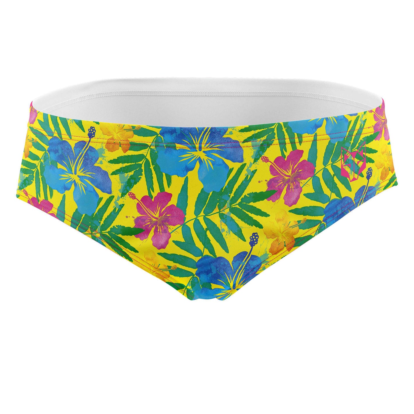 Men's slip swimsuit - Floral