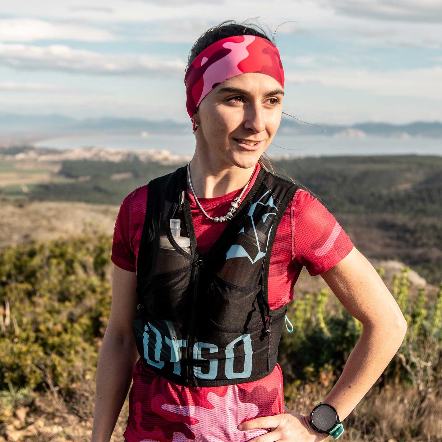 Motxilla trail running - Black & Turquoise