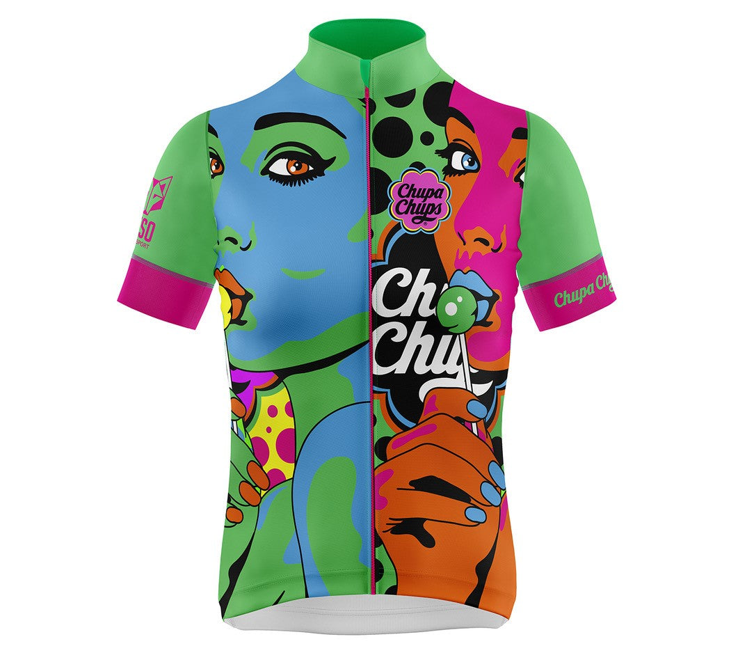 Maillot de cyclisme manches courtes femme - Chupa Chups Warhool (Outlet)
